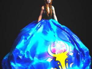 Valencia character 3D 모델