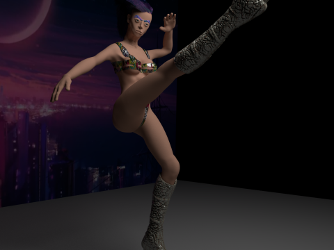Sveta character 3D 模型