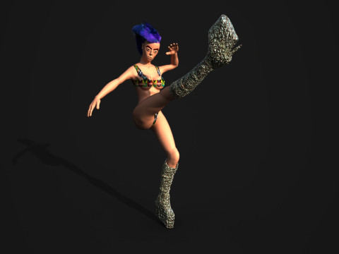 Sveta character 3Dモデル