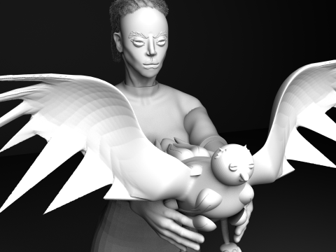 Sveta character Modelo 3D