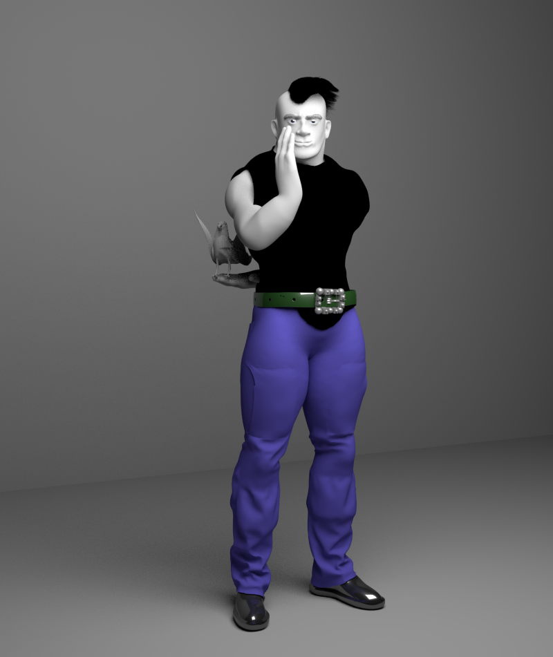 Frate 3D Model .c4d .max .obj .3ds .fbx .stl .blend 