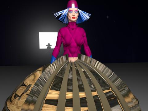 Ludmilla 3Dモデル