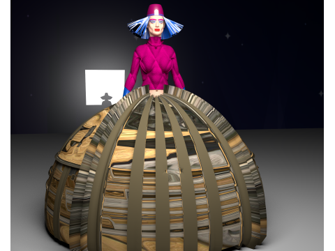 Ludmilla 3Dモデル