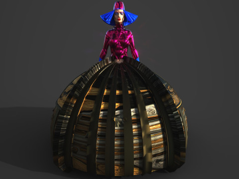 Ludmilla 3Dモデル