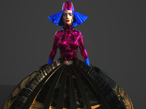 Ludmilla 3Dモデル