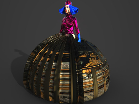 Ludmilla 3Dモデル