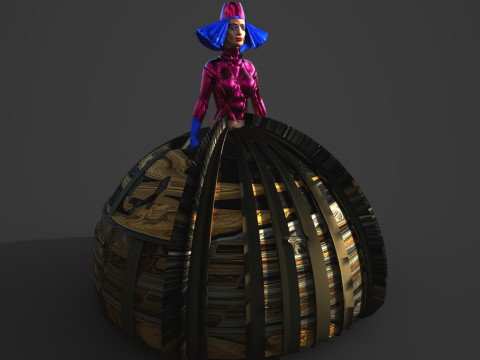 Ludmilla 3Dモデル