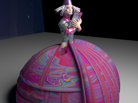 Ludmilla 3Dモデル