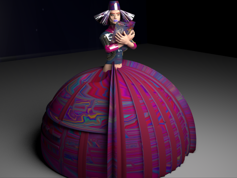 Ludmilla 3Dモデル