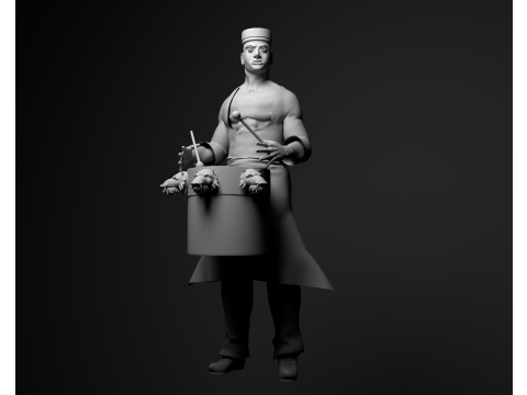 Drummer 3D Model