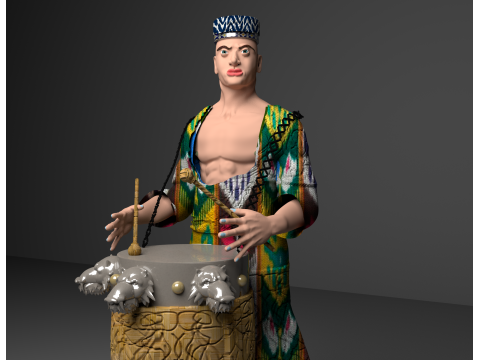 Drummer 3Dモデル