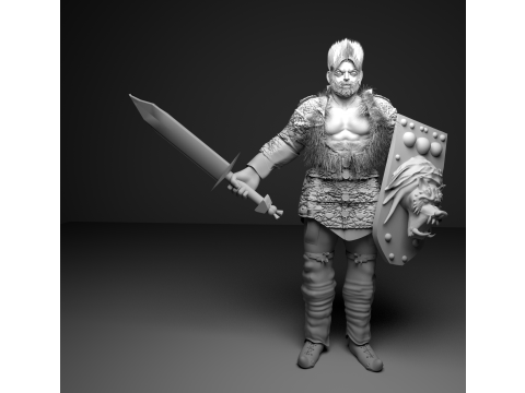 King Artur 3D Model