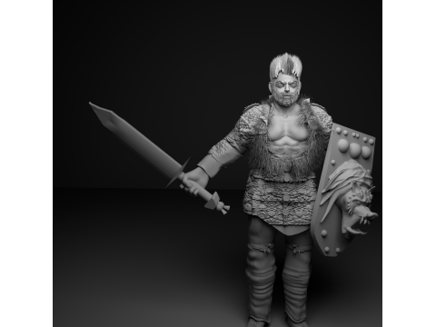 King Artur 3D Model