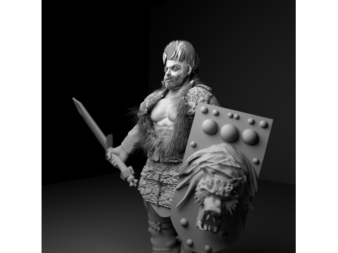 King Artur 3D Model