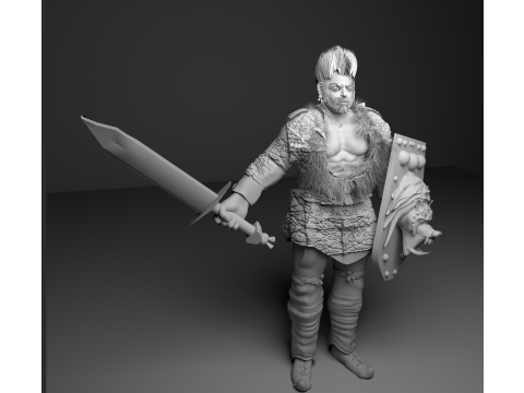 King Artur 3D Model