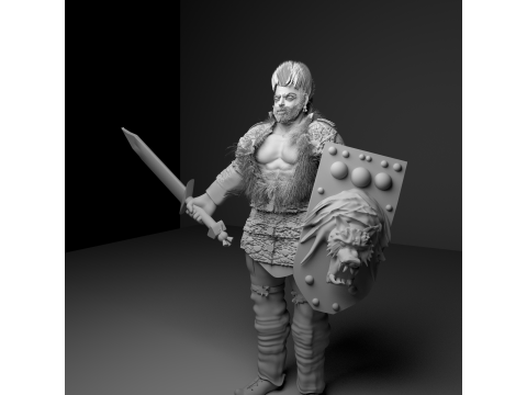 King Artur 3D Model