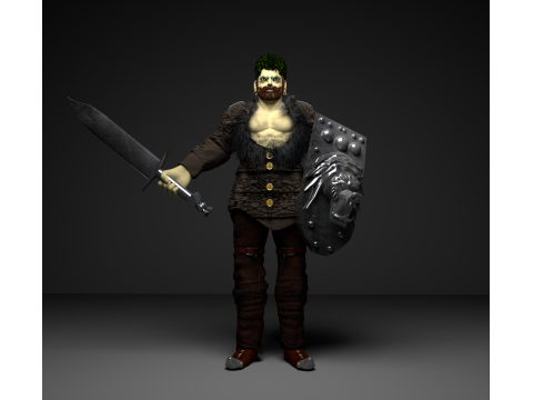 King Artur 3D Model