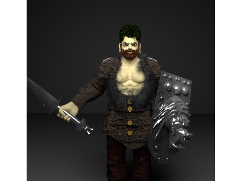 King Artur 3D Model