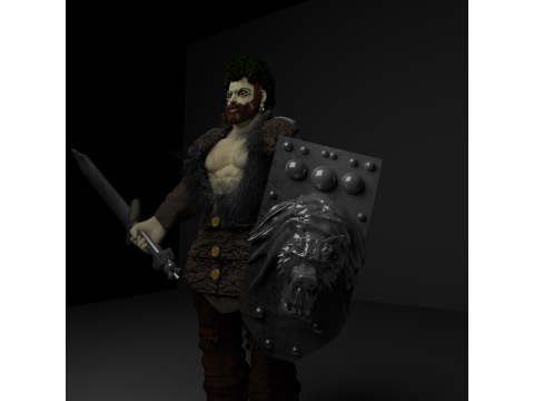 King Artur 3D Model