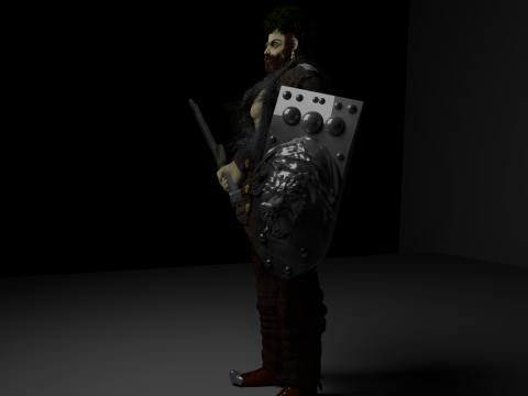 King Artur 3D Model