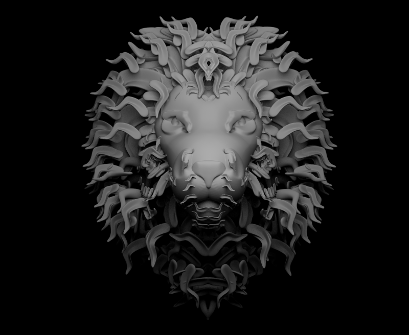 Leon Modèle 3D .c4d .max .obj .3ds .fbx .stl .blend 