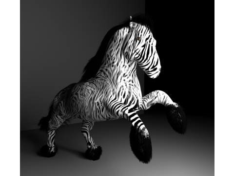 Zebra Modelo 3D