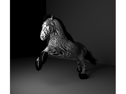 Zebra Modelo 3D