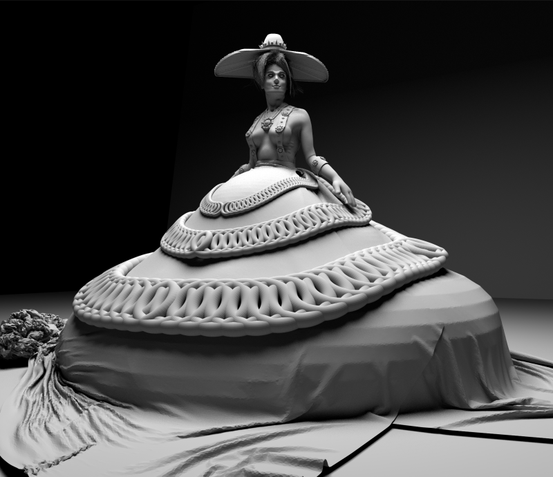 Princess Modelo 3D .c4d .max .obj .3ds .fbx .stl .blend 