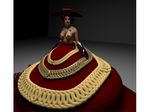 Princess 3D Model