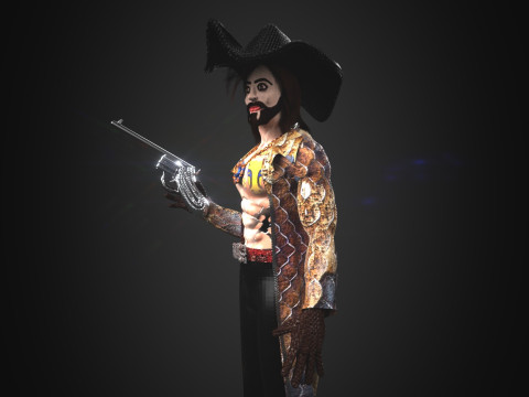 El Coyote 3D-Modell