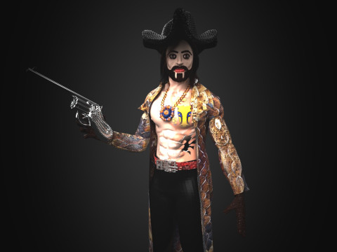 El Coyote 3D-Modell