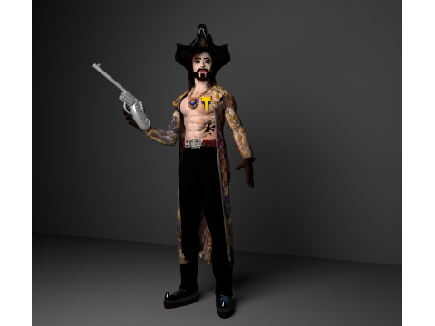 El Coyote 3D-Modell
