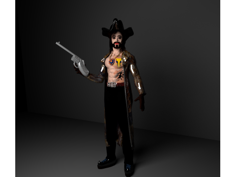 El Coyote 3D-Modell