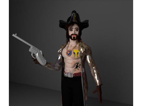 El Coyote 3D-Modell