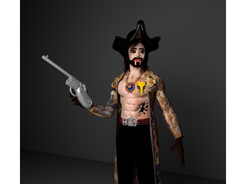 El Coyote 3D-Modell