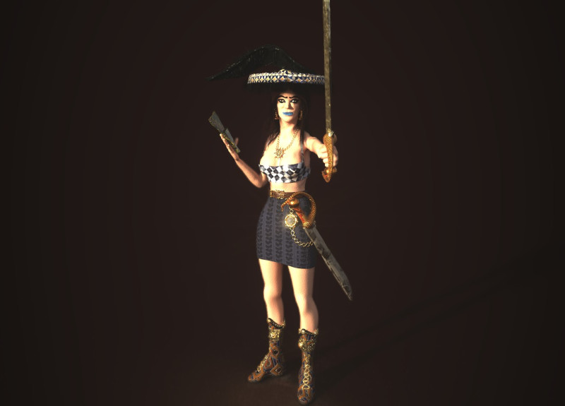 Pirate 3D 模型 .c4d .max .obj .3ds .fbx .stl .blend 