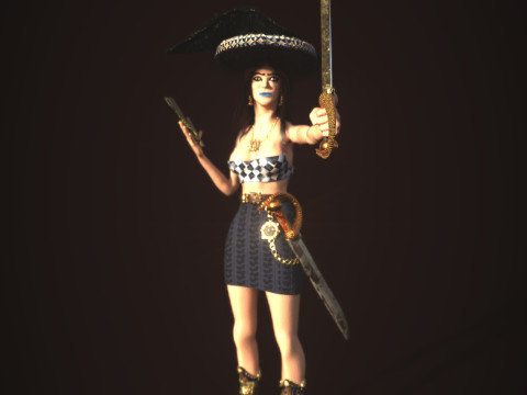 Pirate 3D 模型