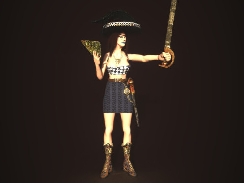 Pirate 3D 模型