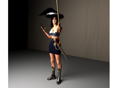 Pirate 3D 模型
