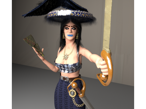 Pirate 3D 模型