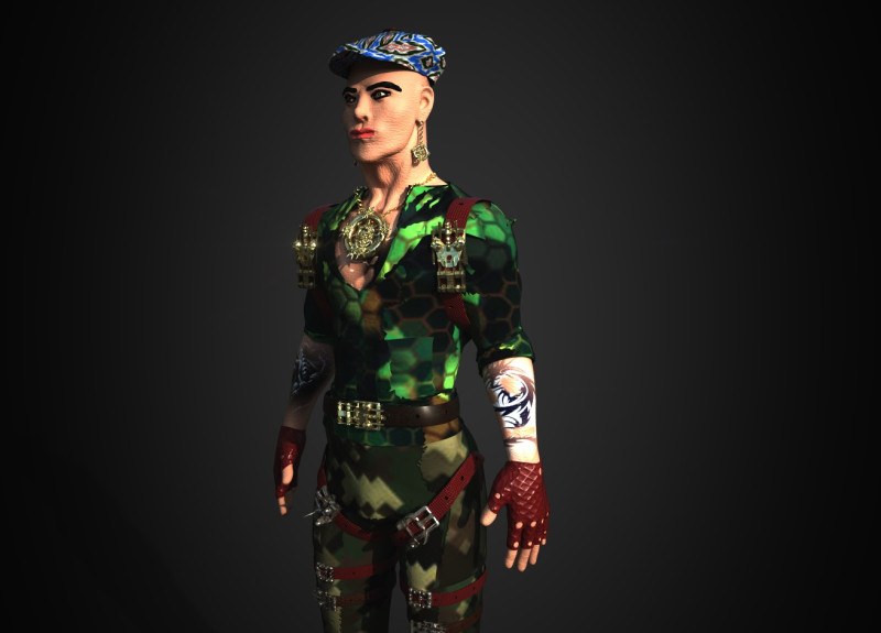 Soldier 3D Model .c4d .max .obj .3ds .fbx .stl .blend 