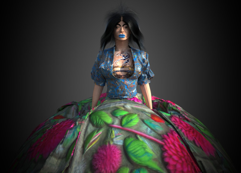 Beautiful woman 3D Model .c4d .max .obj .3ds .fbx .stl .blend 