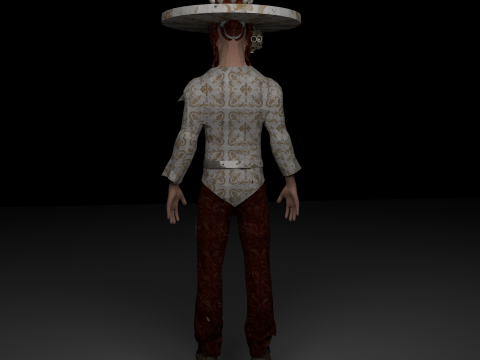 Owboy low poly 3D 模型