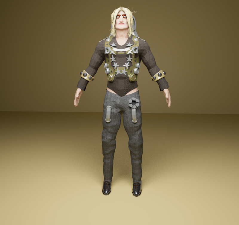 David Guetta cosmonaut Model 3D .c4d .max .obj .3ds .fbx .stl .blend 