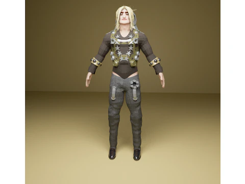 デビッド・ゲッタ宇宙飛行士 3Dモデル