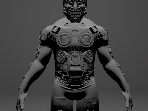 Cyborg 3D Модель