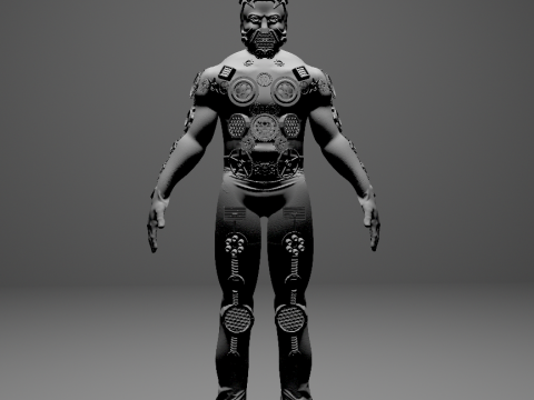 Cyborg 3D Модель