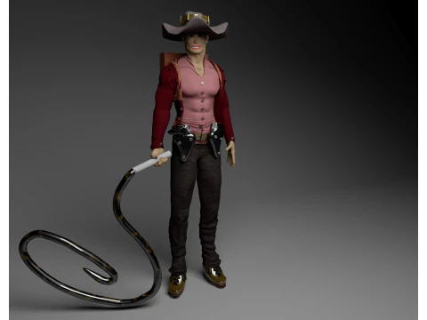 Indiana Jones 3D Model