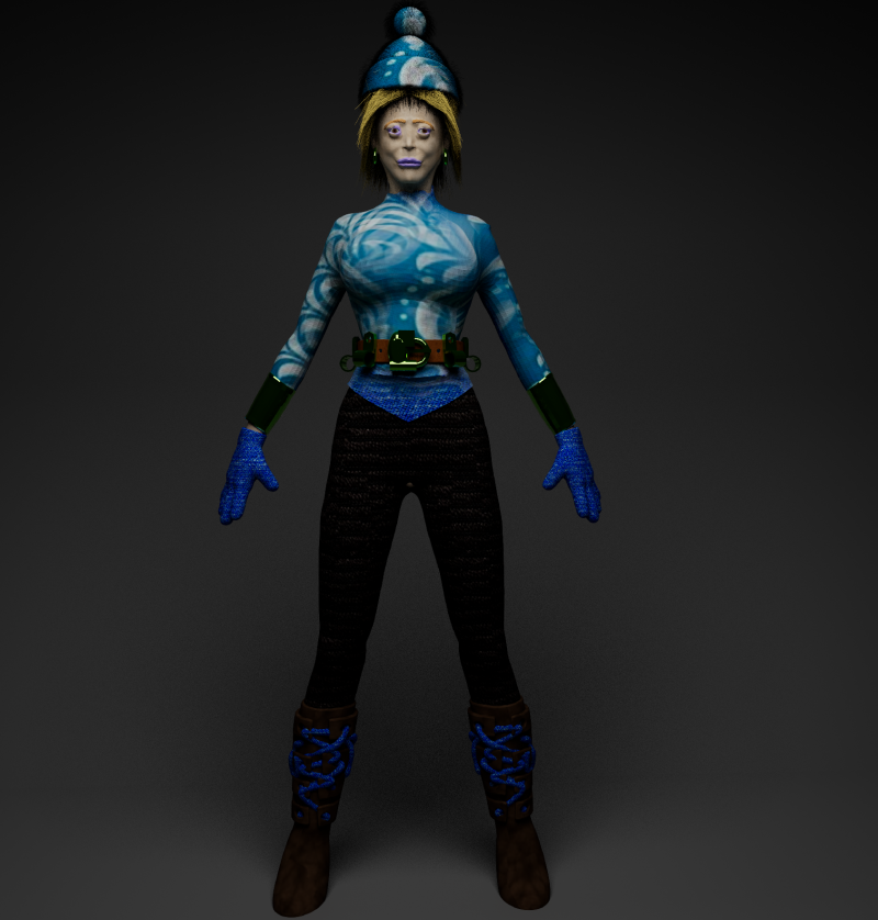 Anna 3Dモデル .c4d .max .obj .3ds .fbx .stl .blend 