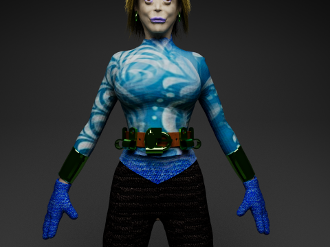 Anna 3Dモデル